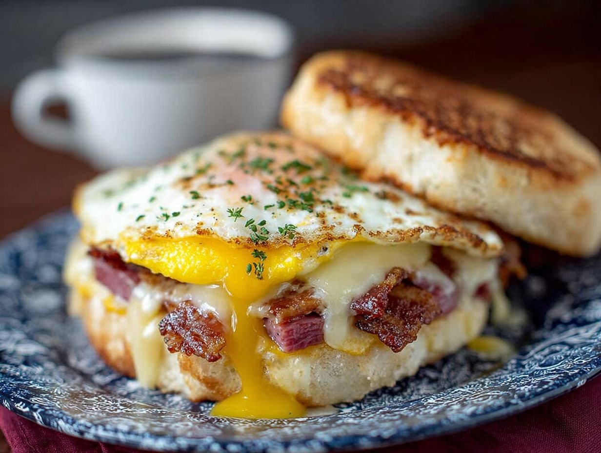 Leftover Corned Beef Breakfast Sandwiches image 2