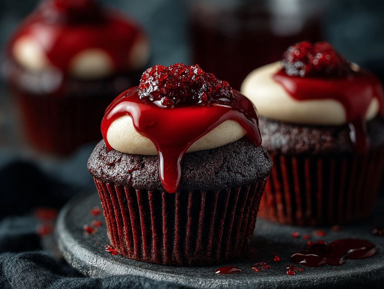 Vampire Bite Halloween Cupcakes: A Spooky Delight with a Deliciously Sinister Twist image 2