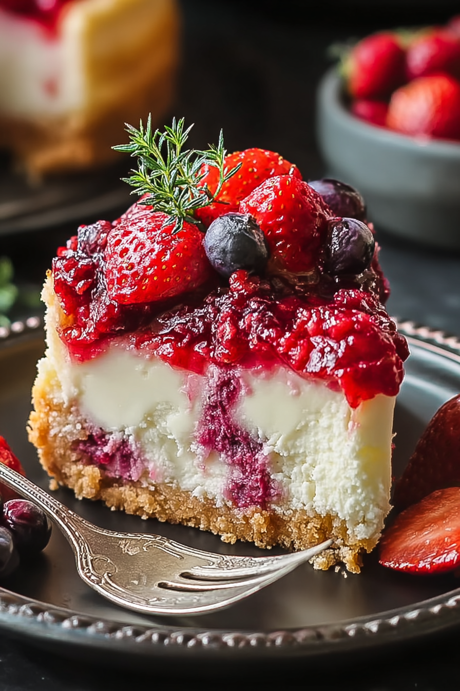 Berry Cheesecake Cake image 2