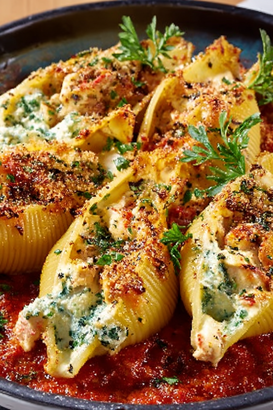 Creamy Seafood Stuffed Shells Recipe image 2