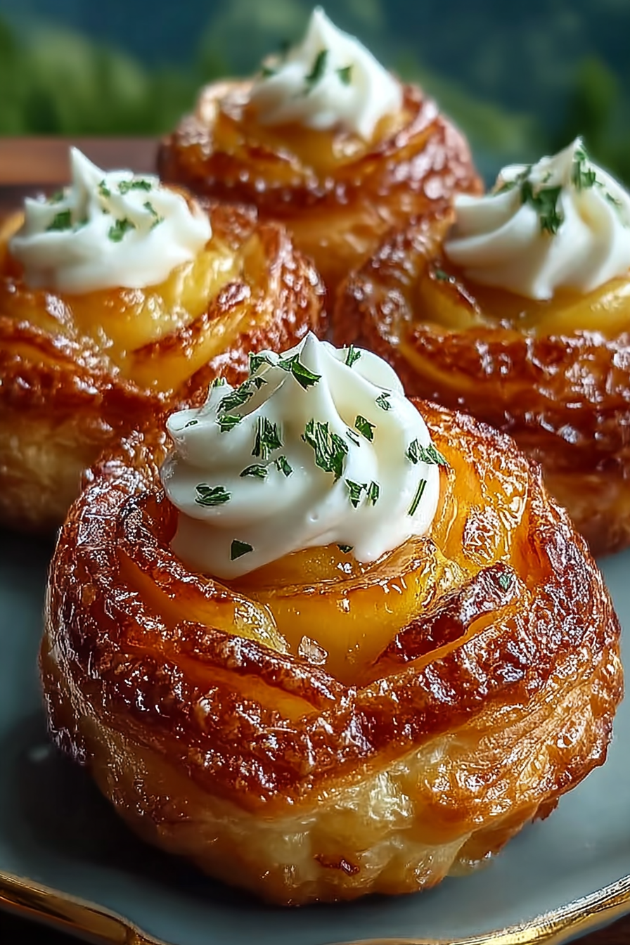 Peach Pie Cruffins Recipe image 2