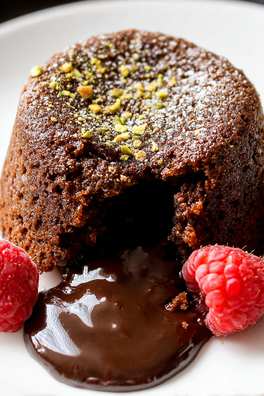 Pistachio Chocolate Lava Cakes Recipe image 2