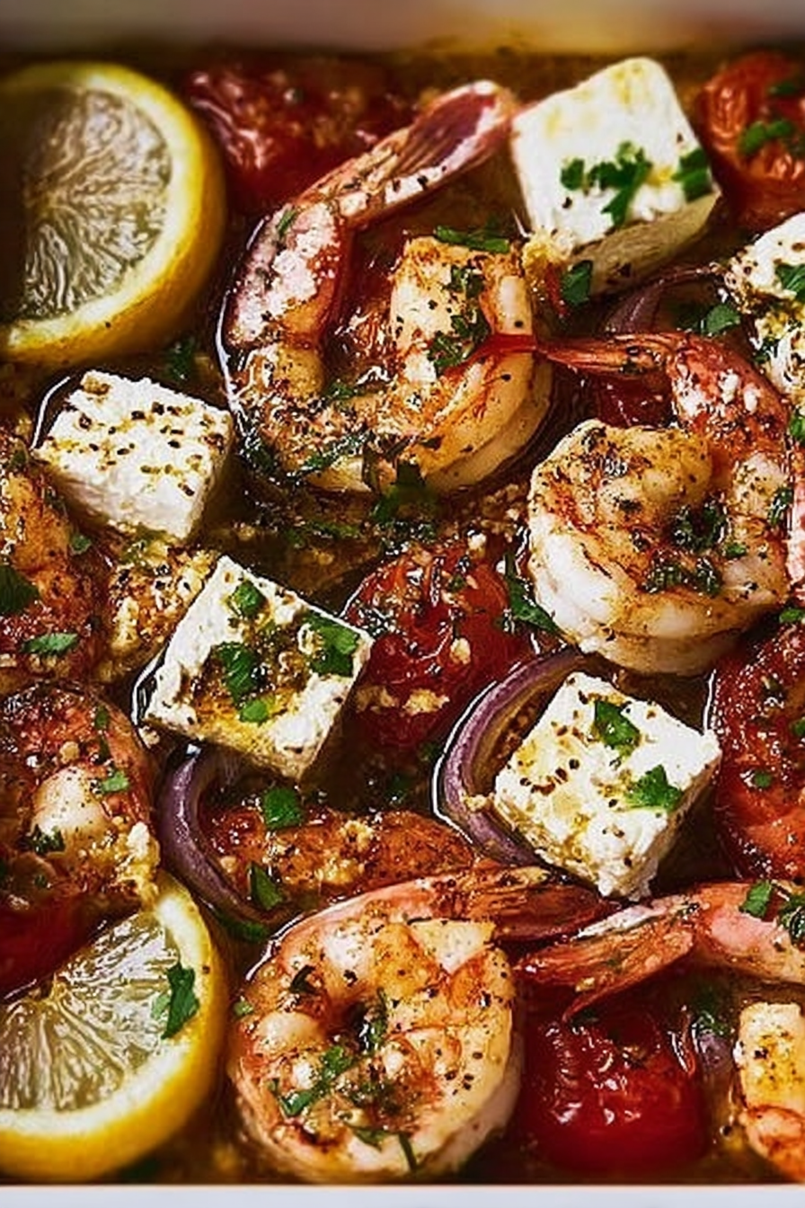 Baked Prawns with Lemon and Feta: An Amazing Ultimate Recipe image 2