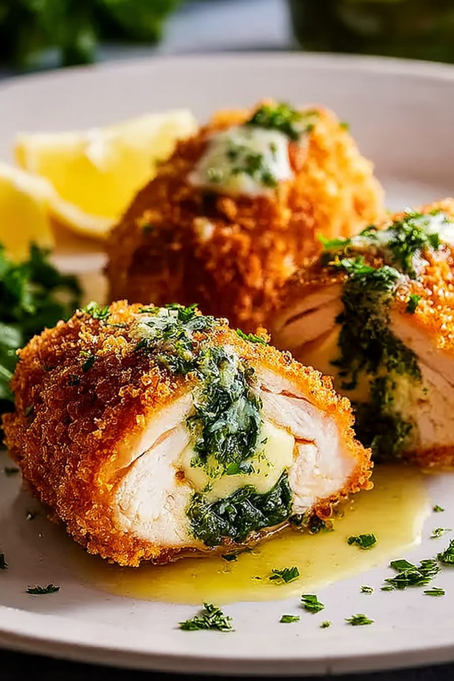 Chicken kyiv with Garlic Butter image 2