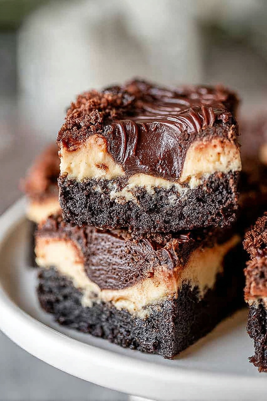 Chocolate Cheesecake Brownie Bars Recipe image 2