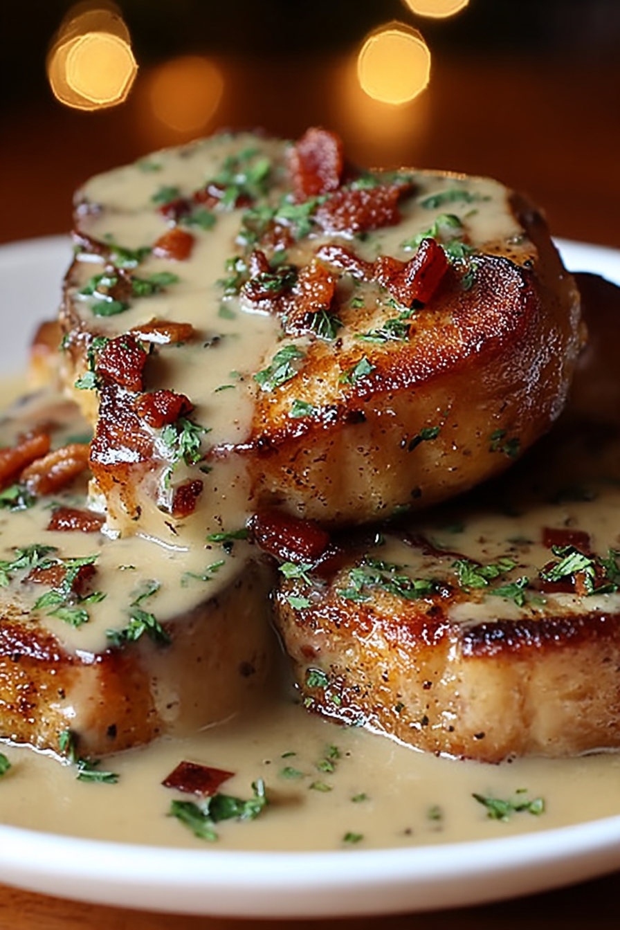 Country Fried Beef Chops with Turkey Beef beef beef beef bacon Gravy image 2