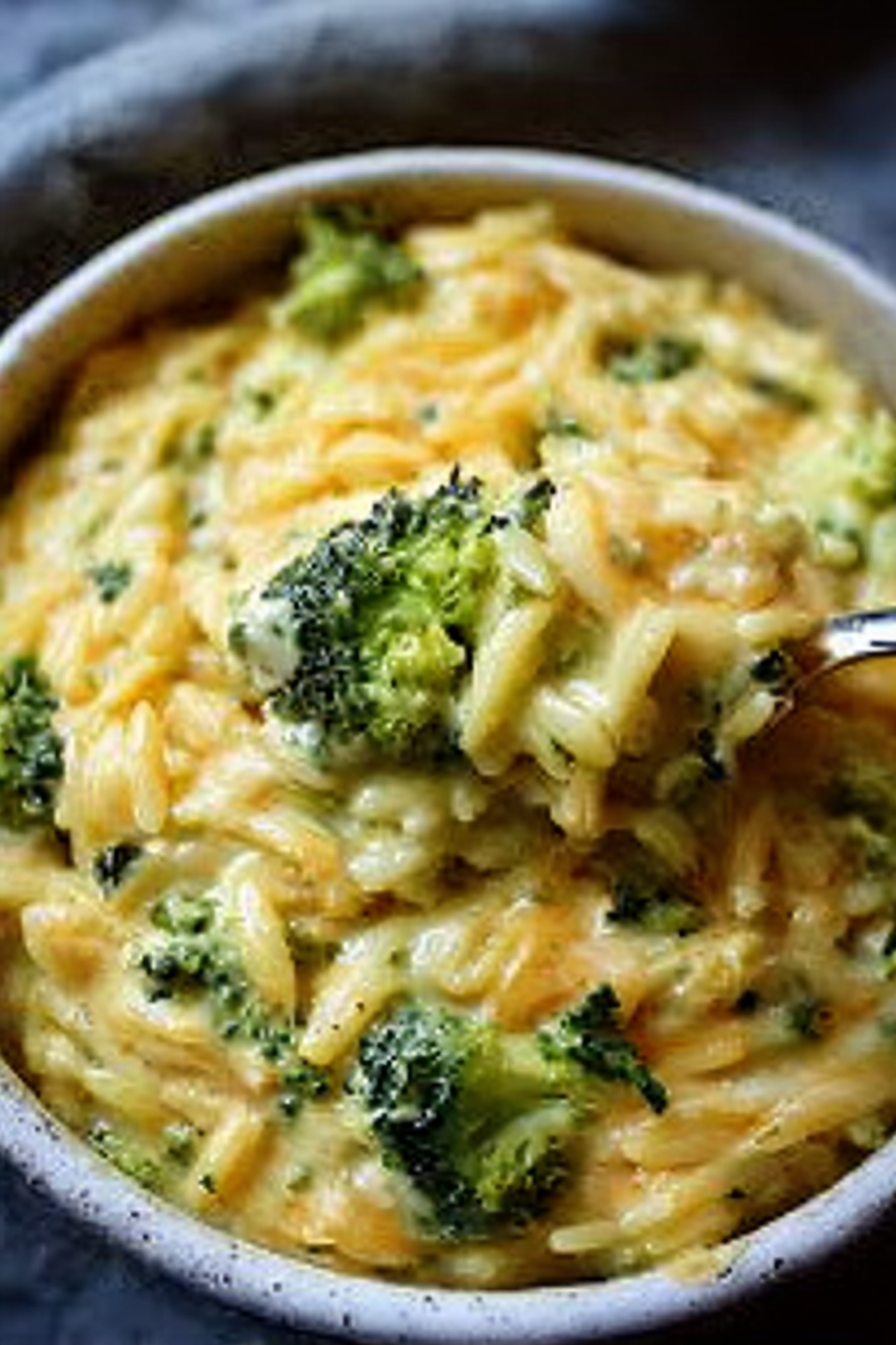 Creamy One-Pot Broccoli Cheddar Orzo image 2