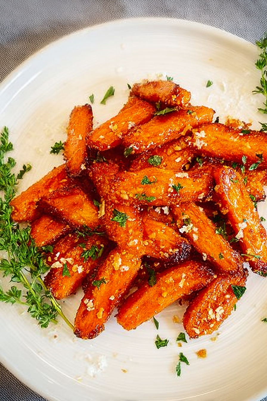Crispy Parmesan Carrots image 2