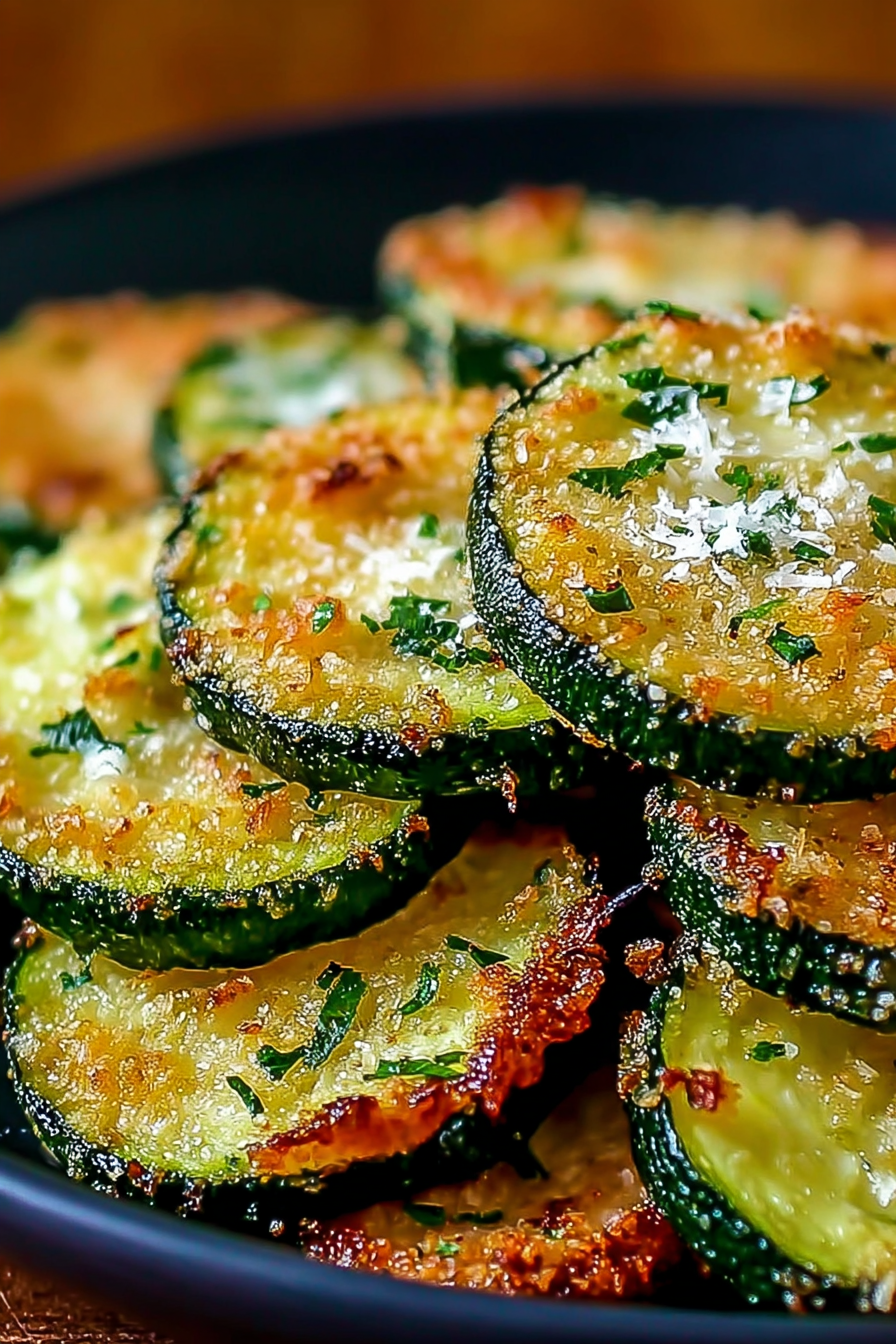 Crispy Parmesan Zucchini Rounds image 2