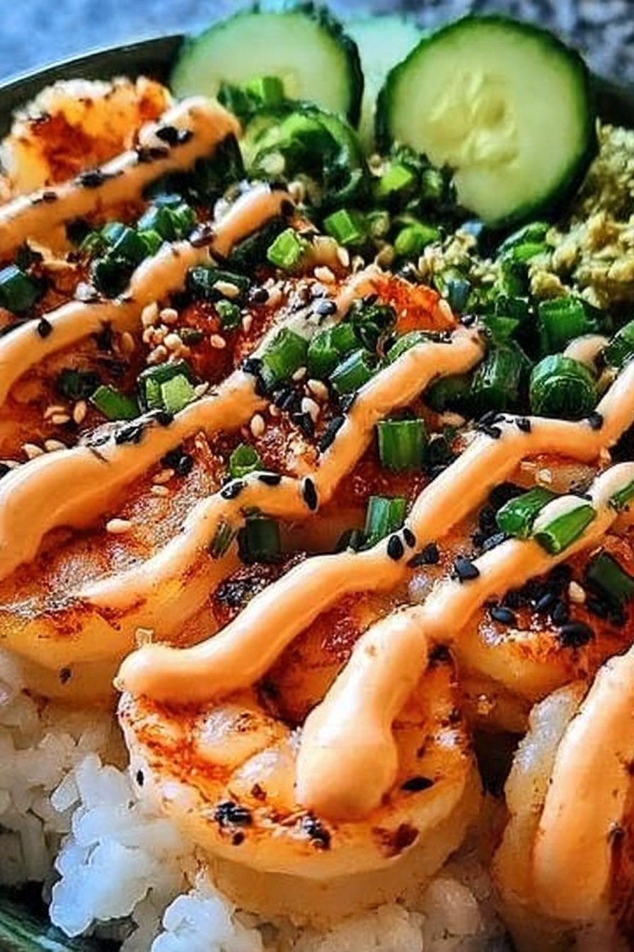 Delicious Shrimp Rice Bowls with Spicy Mayo: An Incredible Flavor-Packed Seafood Delight image 2
