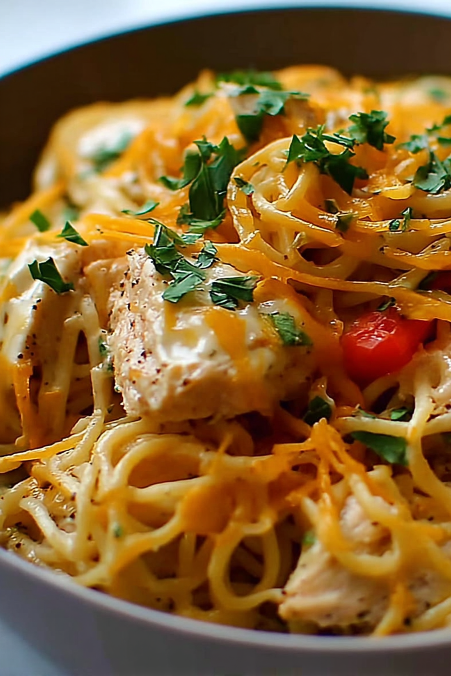 Easy Chicken Spaghetti image 2