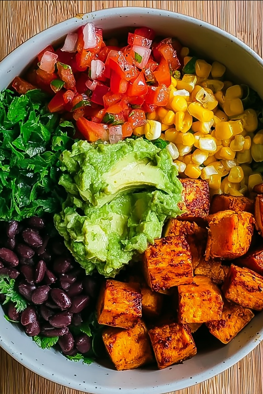Healthy Sweet Potato Burrito Bowl image 2