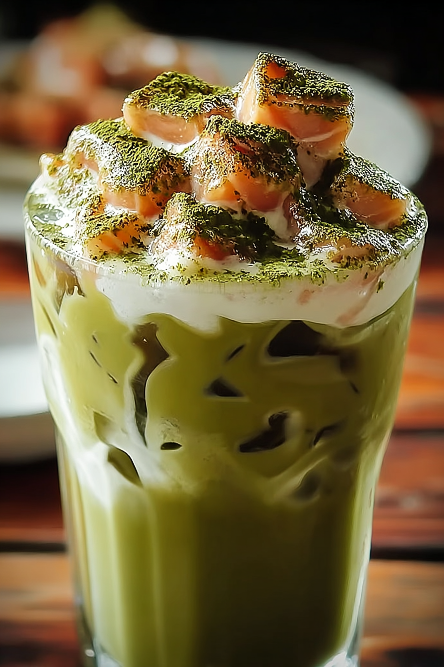 Iced Brown Sugar Matcha Latte image 2