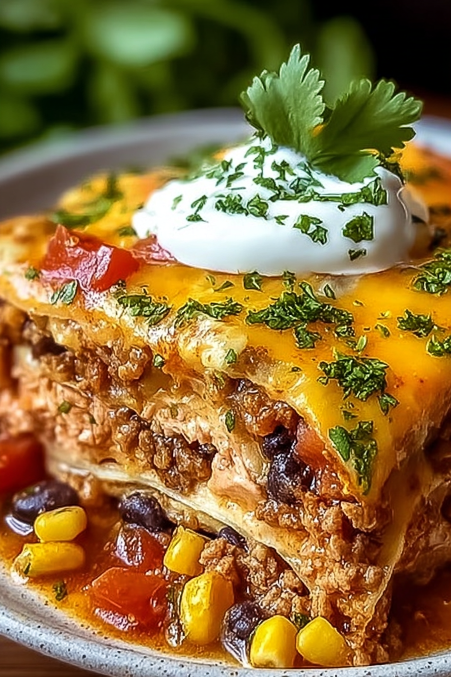 Layered Burrito Casserole image 2