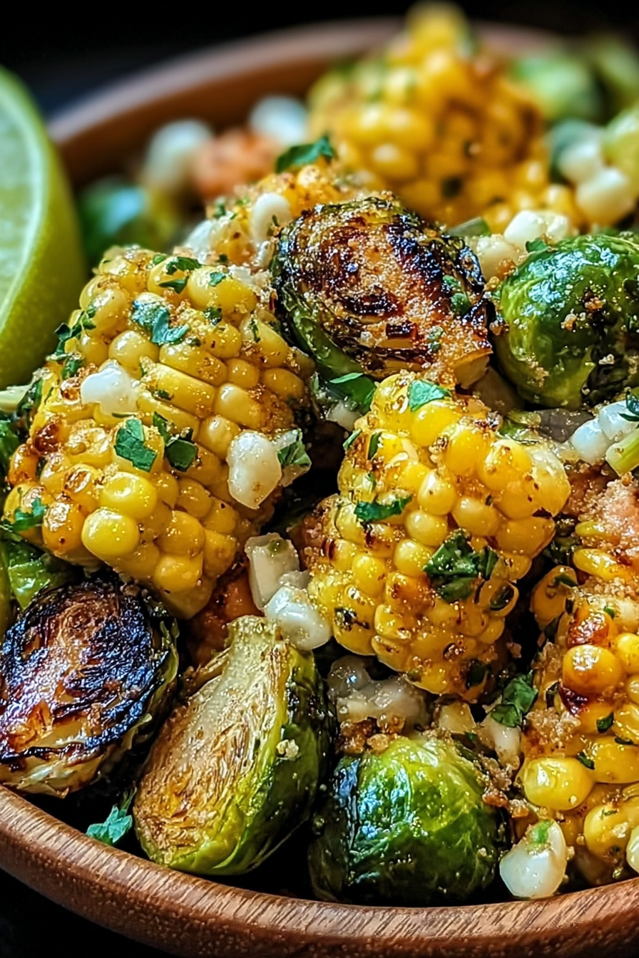 Mexican Street Corn Brussels Sprouts image 2