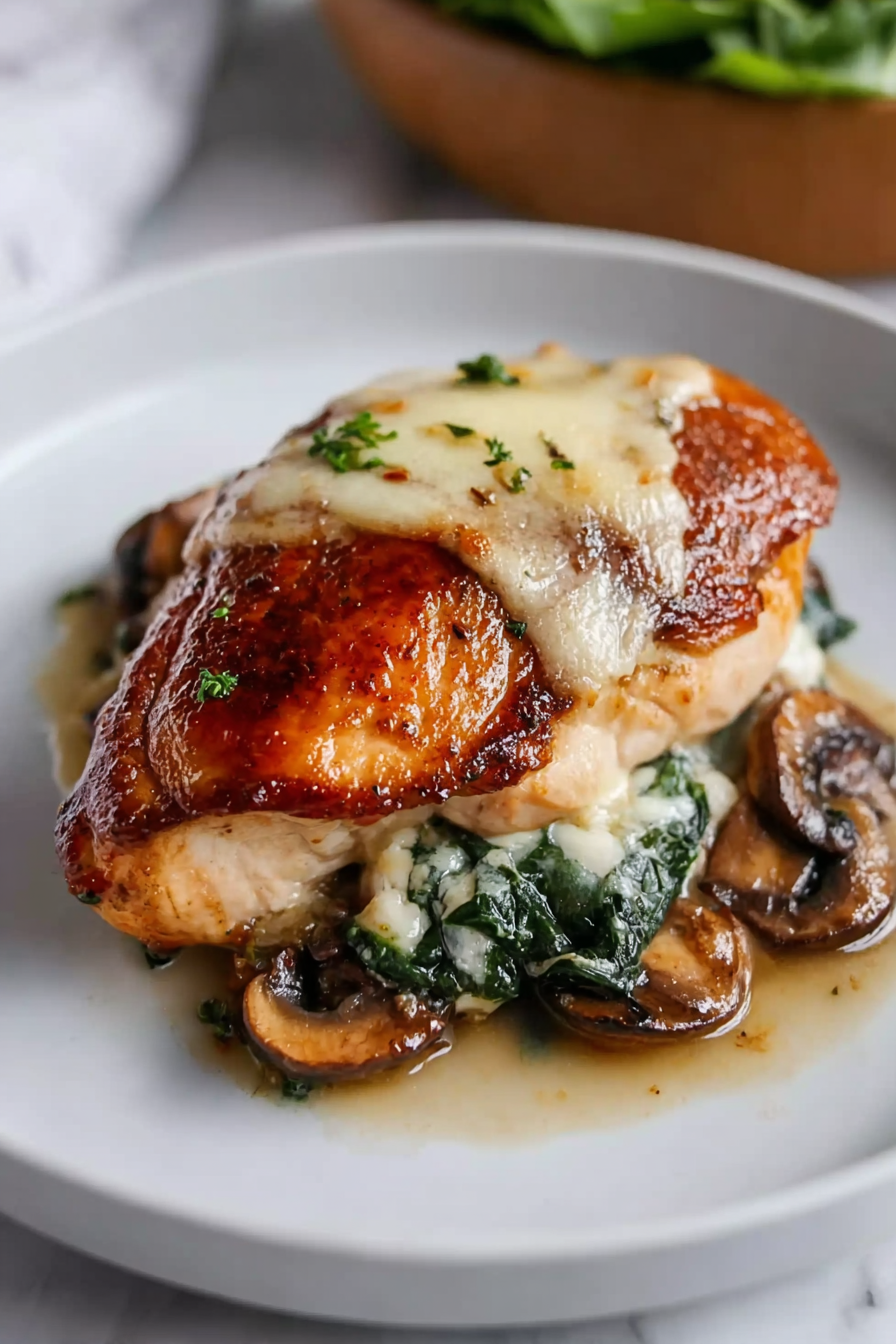 Mushroom Stuffed Chicken Breast - Quick and Easy image 2