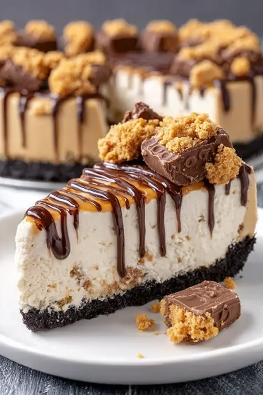 No Bake Peanut Butter Cheesecake image 2