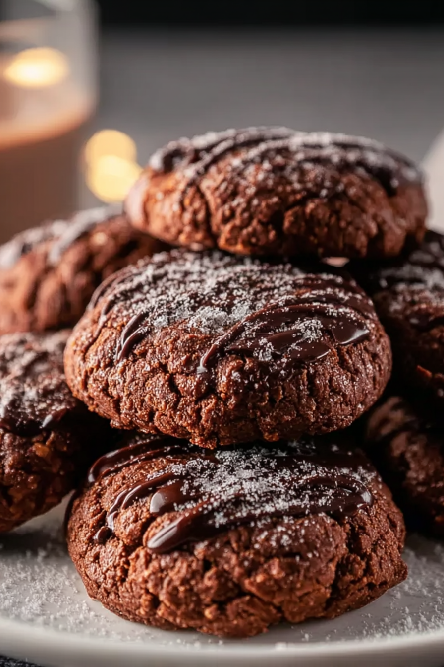 No Bake Sugar Free Chocolate Cookies image 2