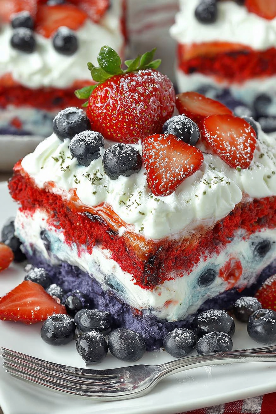 Patriotic Lasagna Dessert Recipe image 2