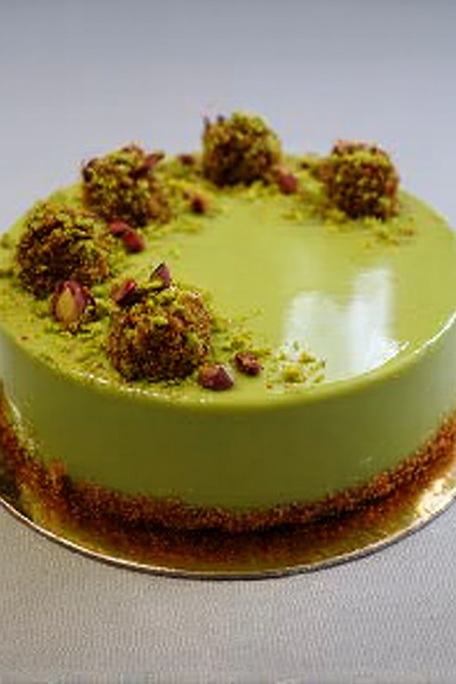 Pistachio Praline Entremet image 2