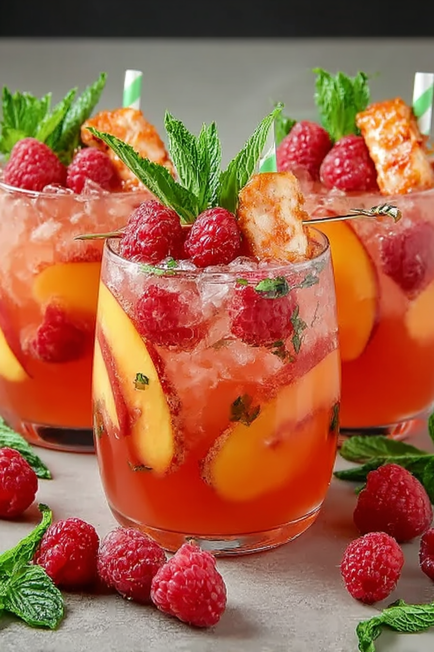 Raspberry Peach Lemonade image 2