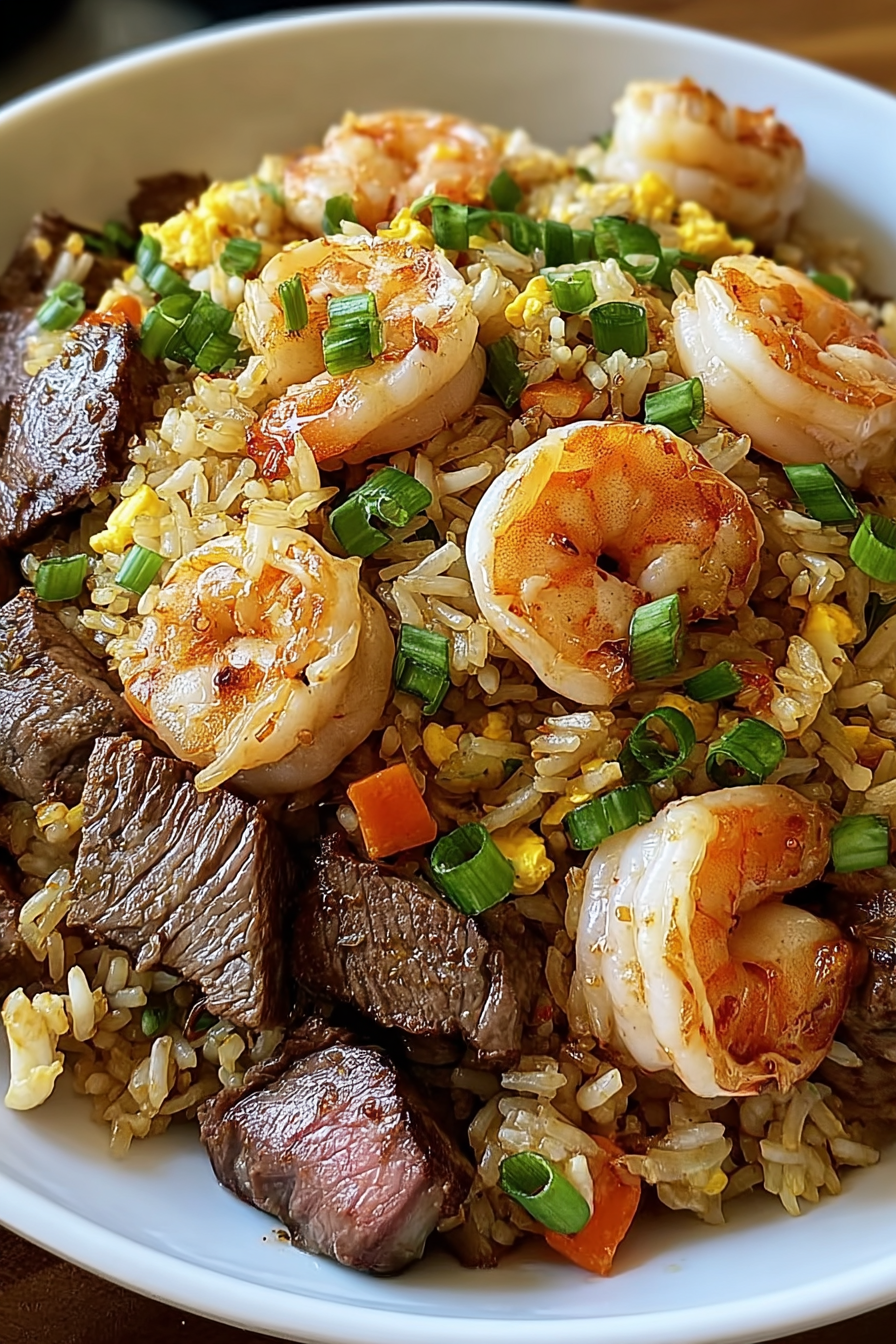 Shrimp and Steak Fried Rice image 2