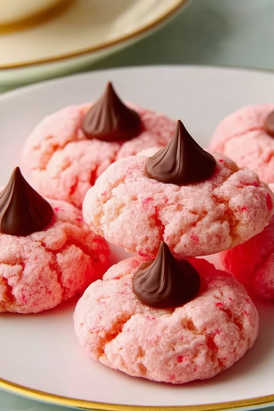 Strawberry Kiss Cookies Recipe image 2