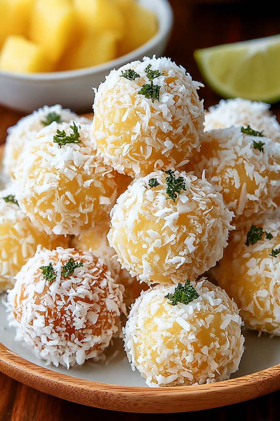 Tropical Pineapple Coconut Balls image 2