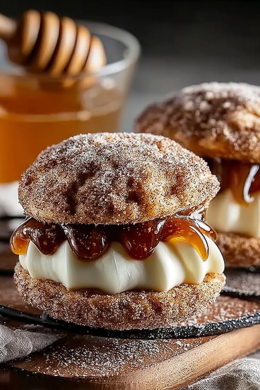 Apple Cider Whoopie Pie Cookies with Caramel image 2