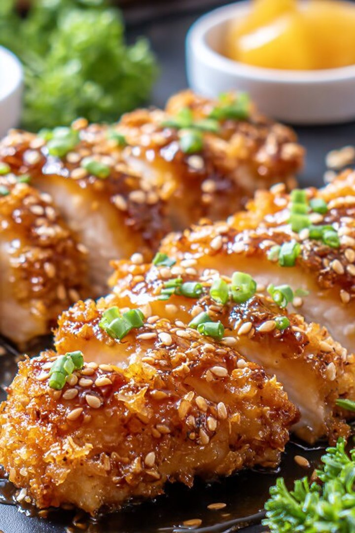 Baked Crunchy Hot Honey Chicken Recipe image 2