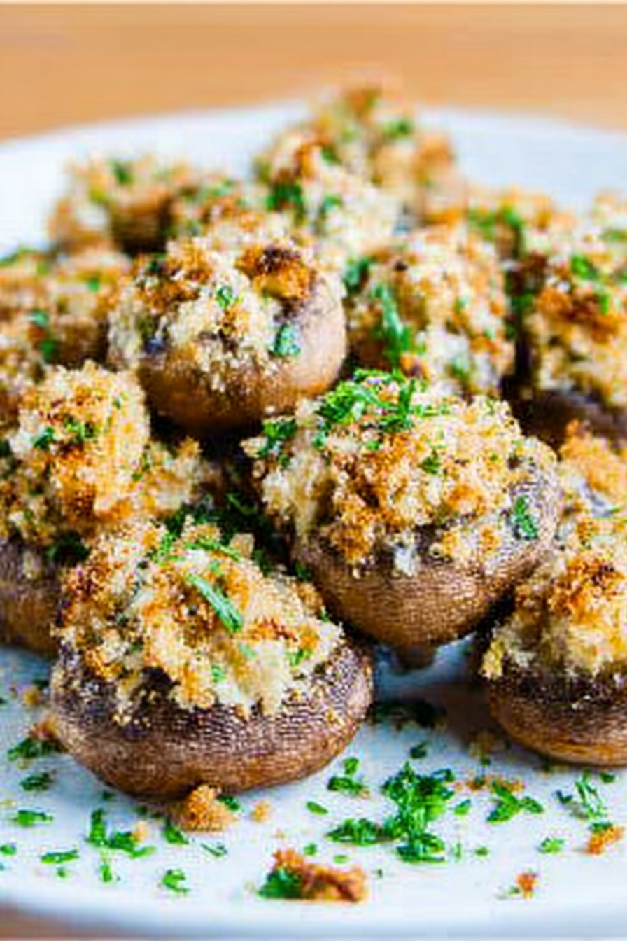 Baked Mushrooms in Parmesan Cream Sauce image 2