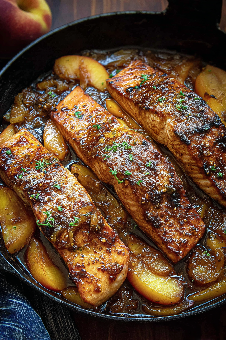 Bourbon Peach Roasted Salmon image 2