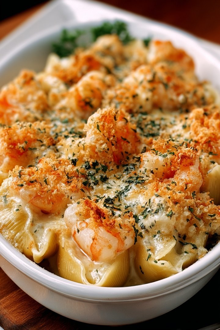 Creamy Seafood Stuffed Shells image 2