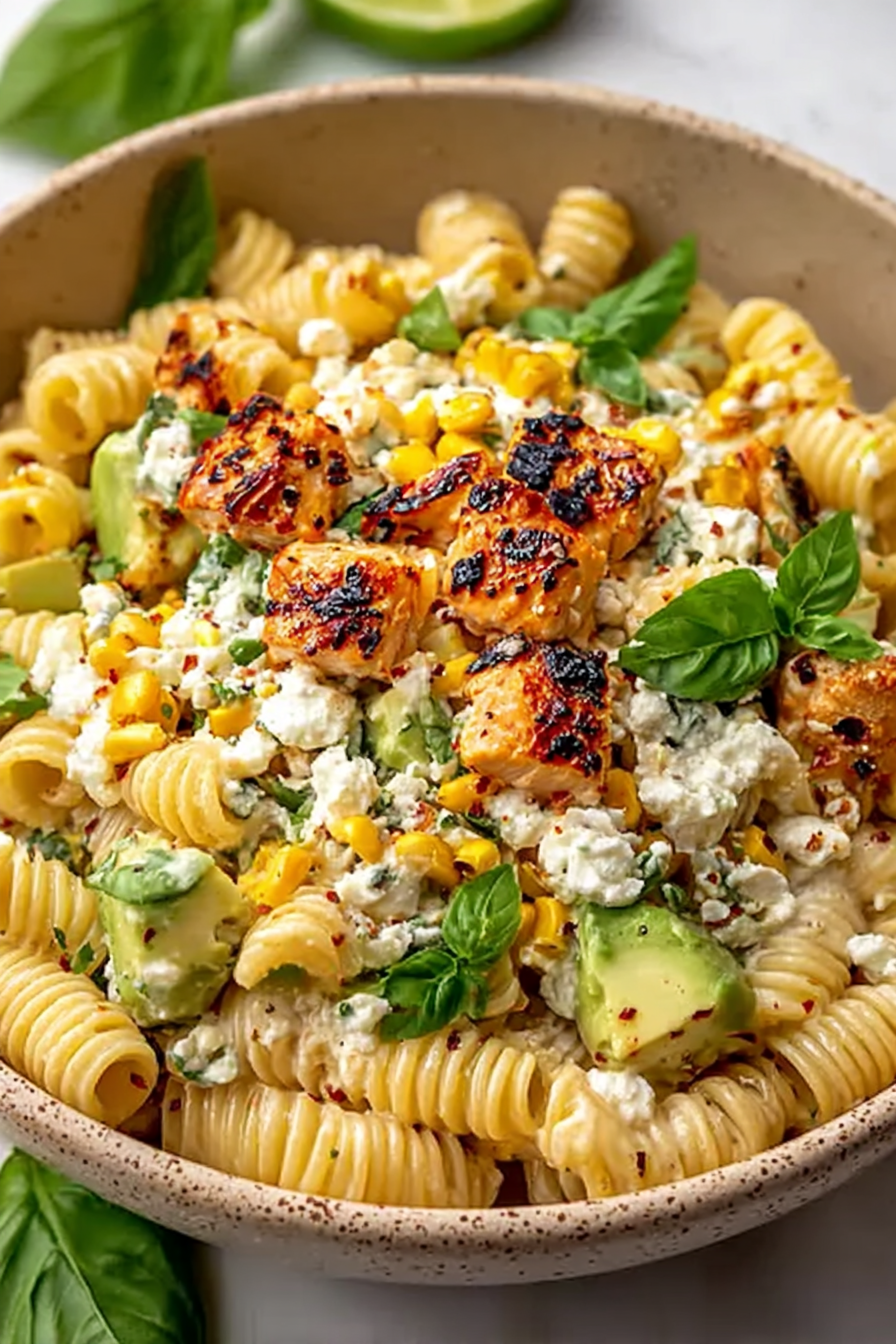 Creamy Street Corn Pasta Salad image 2