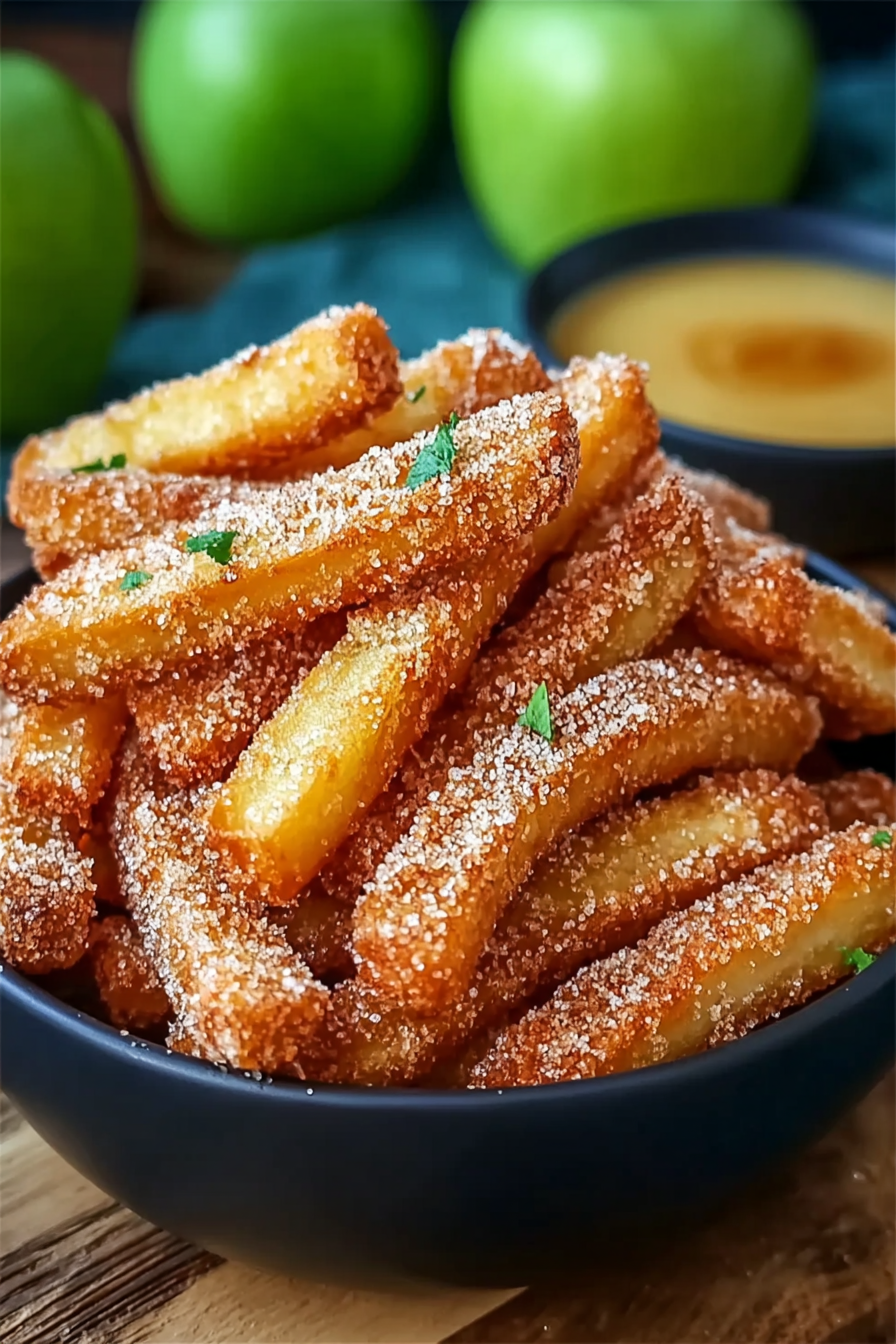 Crispy Air Fryer Apple Fries image 2