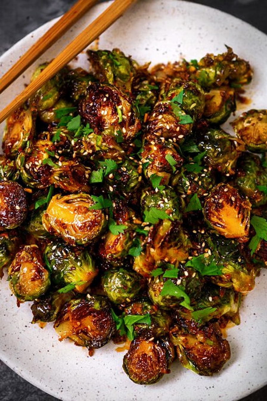 Crispy Asian BBQ Brussels Sprouts image 2