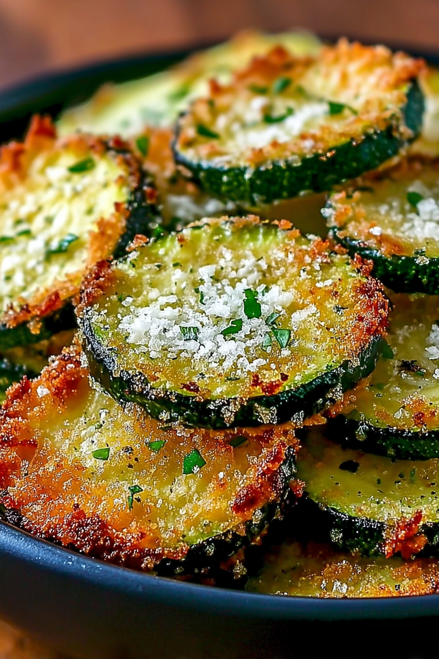 Crispy Parmesan Zucchini Rounds image 2