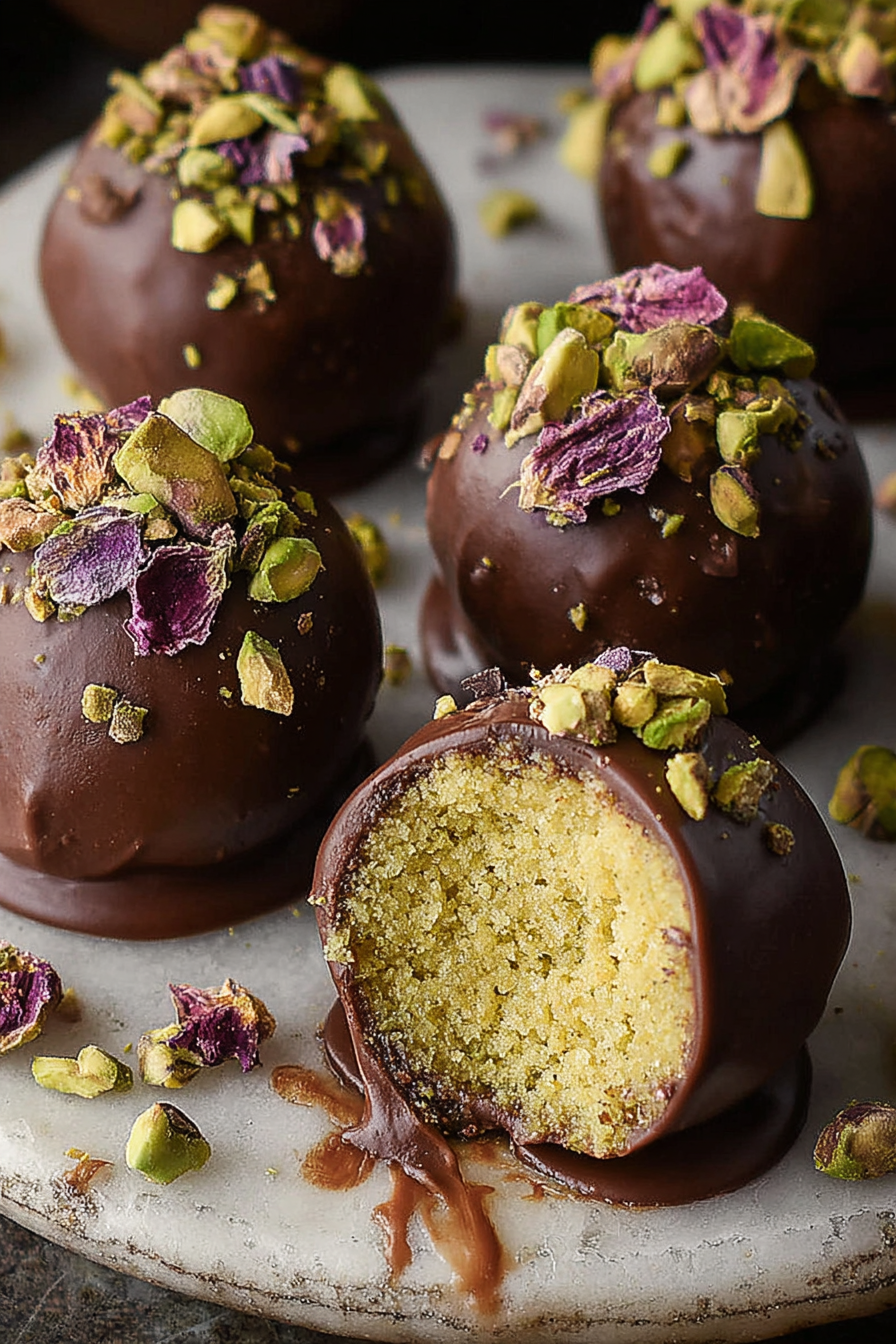 Dubai Chocolate Balls with Pistachio image 2