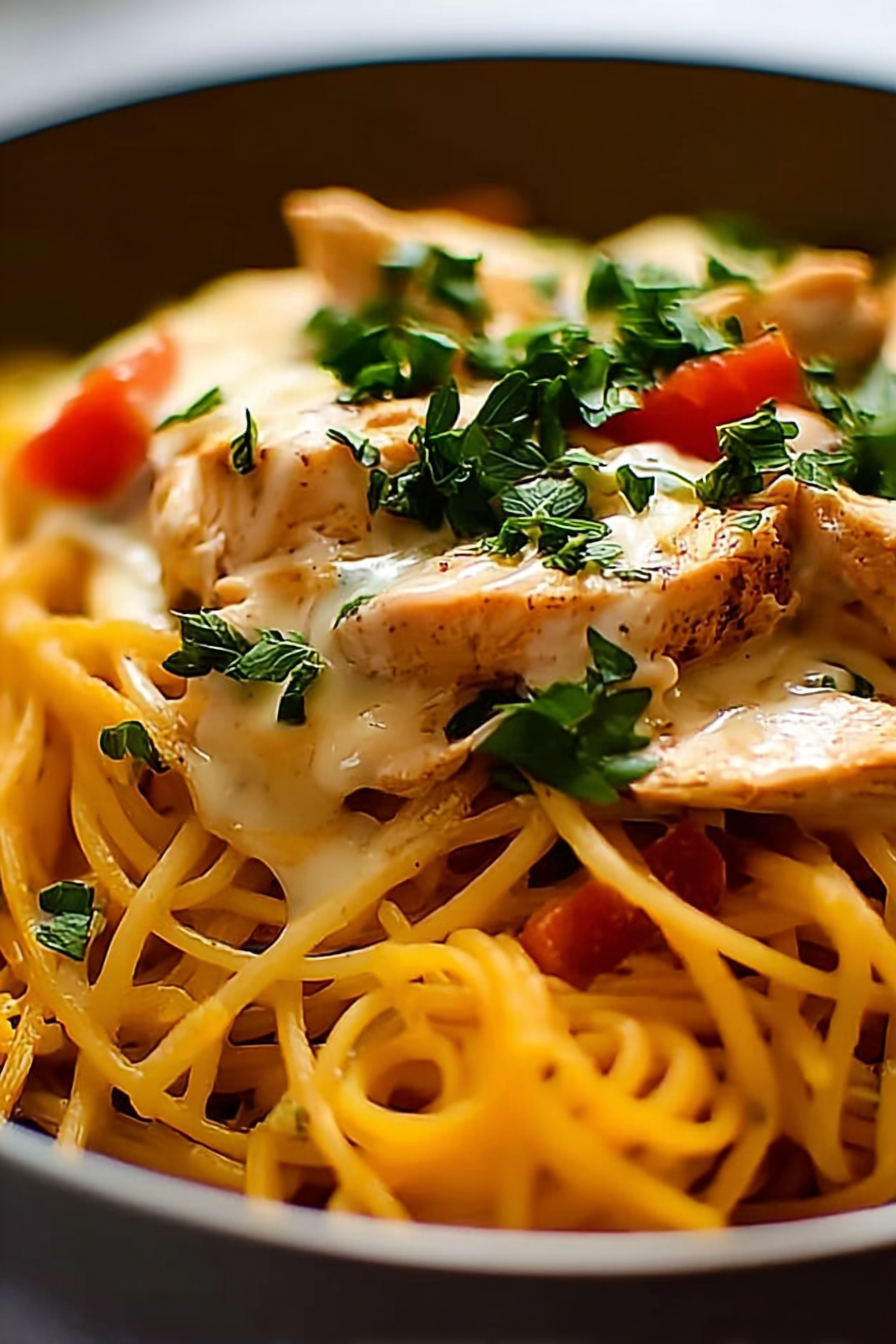 Easy Chicken Spaghetti image 2