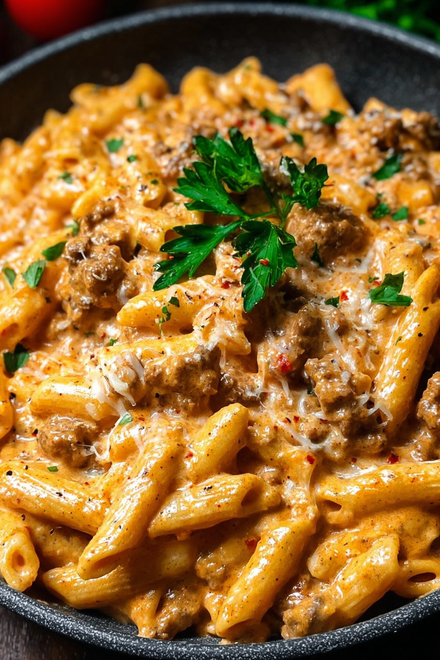 High Protein Creamy Beef Pasta Recipe for Quick Weeknight Dinners image 2