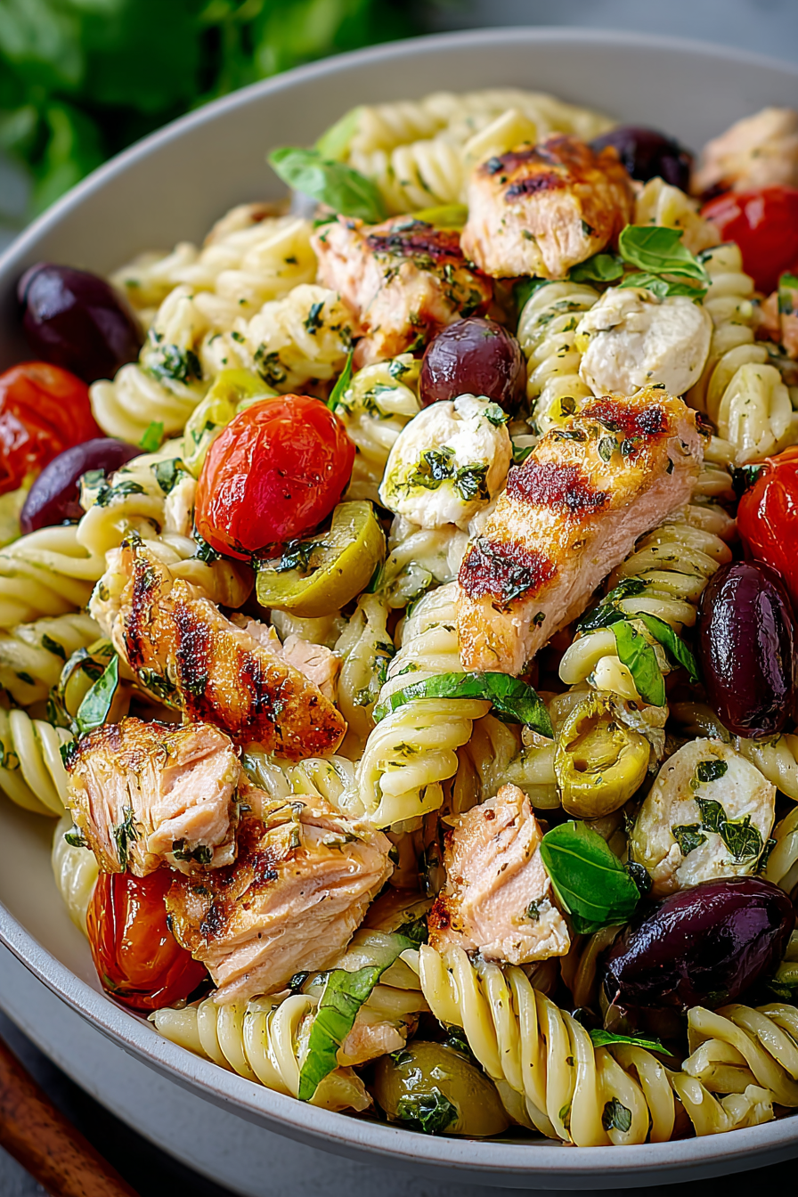 Mediterranean Chicken Pasta Salad image 2