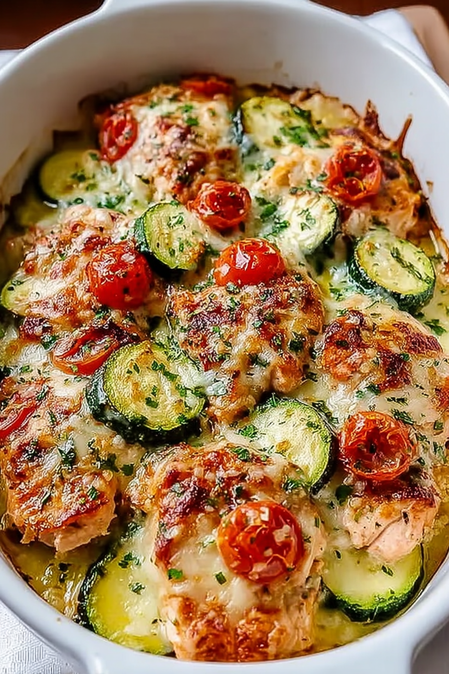 Mediterranean Chicken Zucchini Bake – Healthy, Flavorful & Easy! image 2