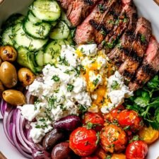 Mediterranean Steak Bowl Recipe