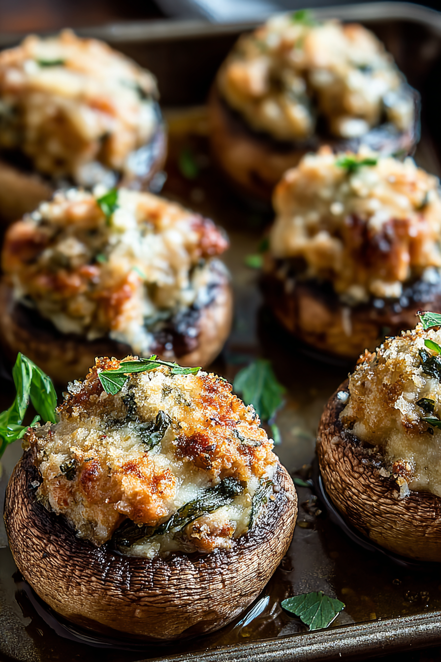 Olive Garden Stuffed Mushrooms image 2