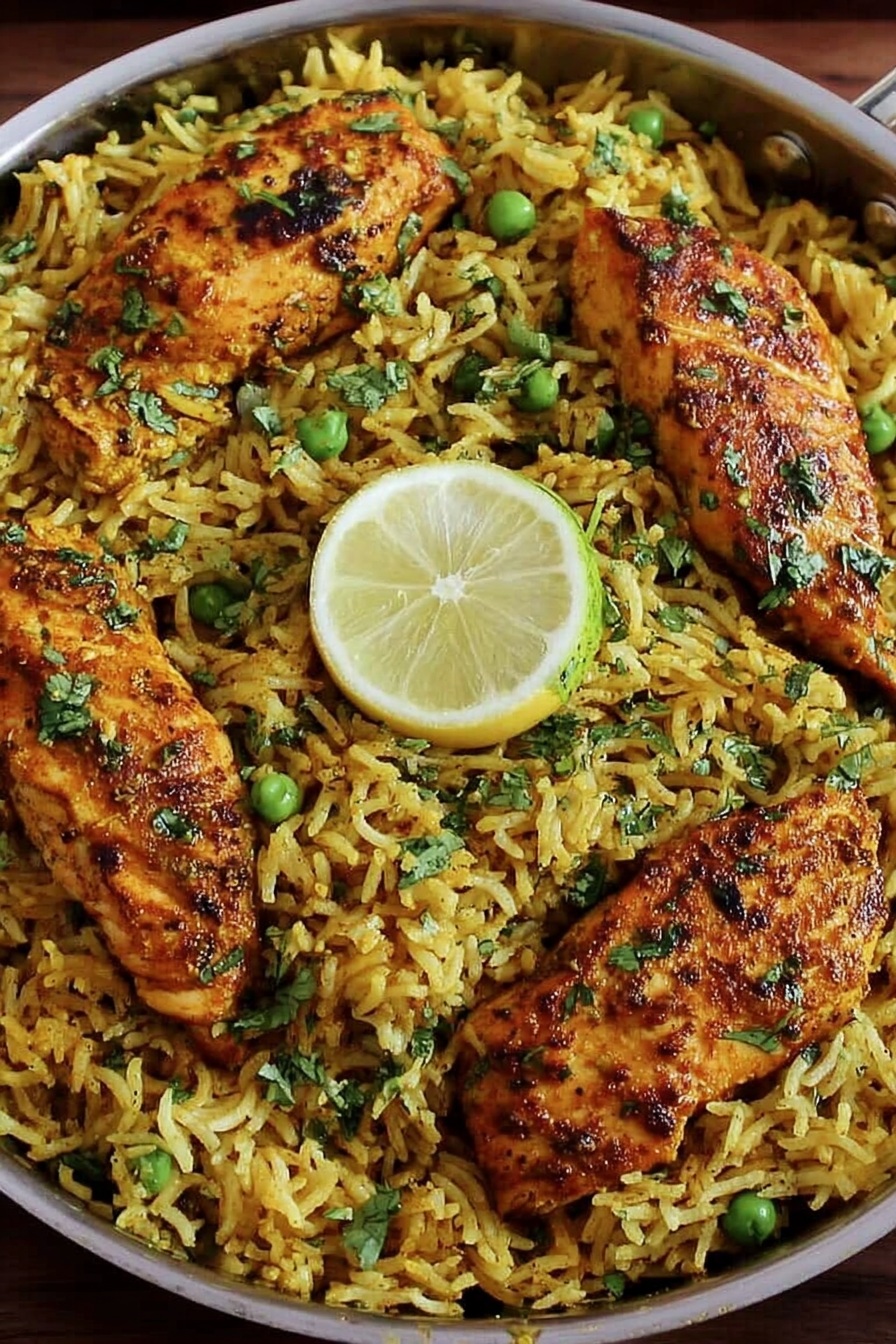 One Pan Mediterranean Chicken And Rice image 2