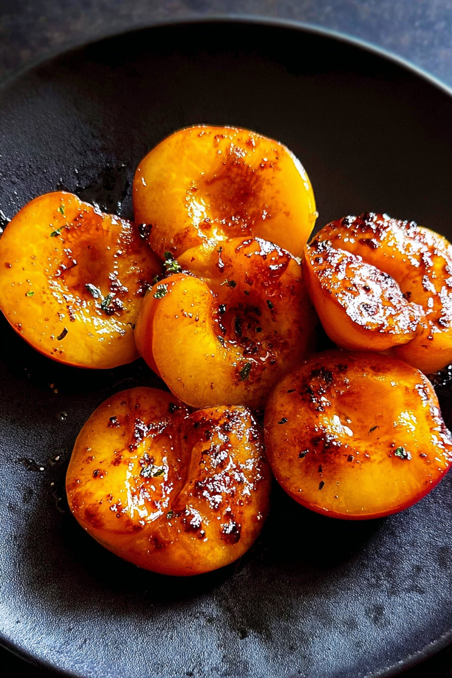 Pan-fried peaches image 2