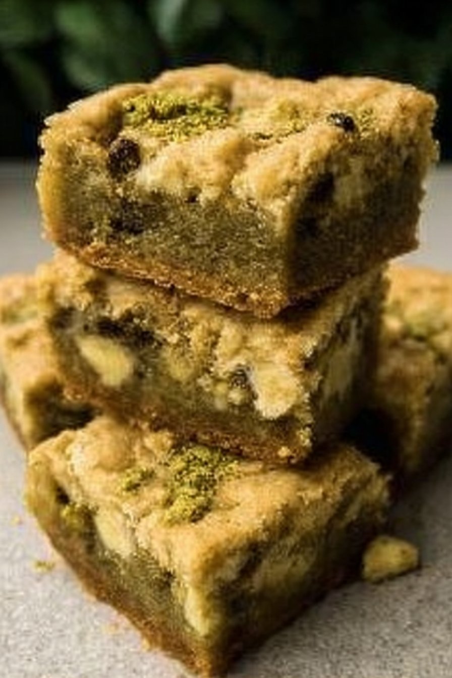 Pistachio Blondies Recipe image 2
