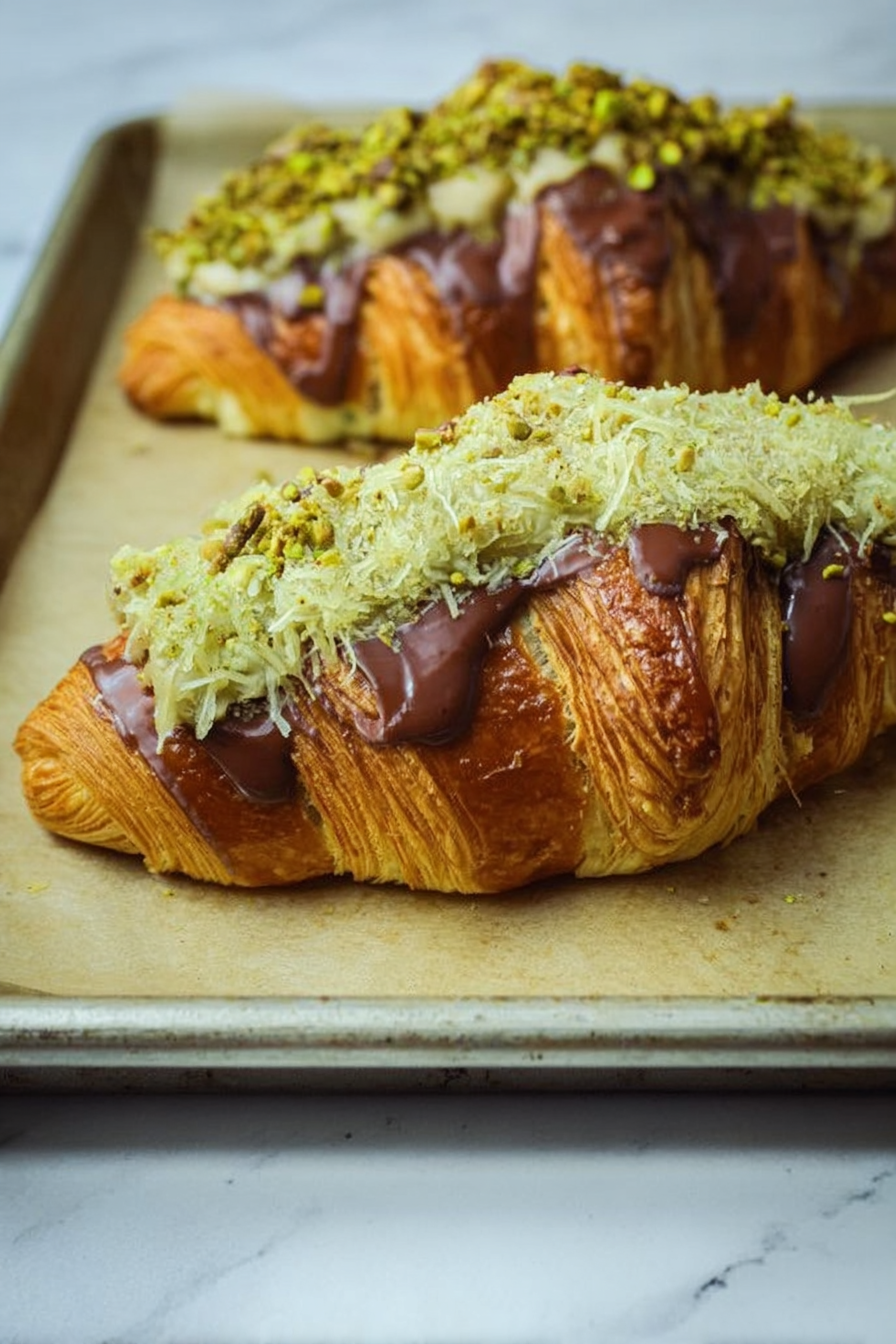 Pistachio Chocolate Croissants Recipe image 2