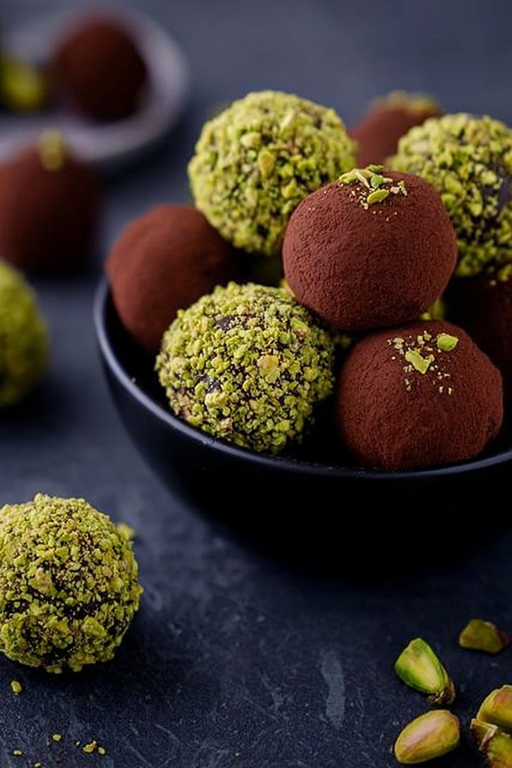 Pistachio Ganache Truffles Recipe image 2