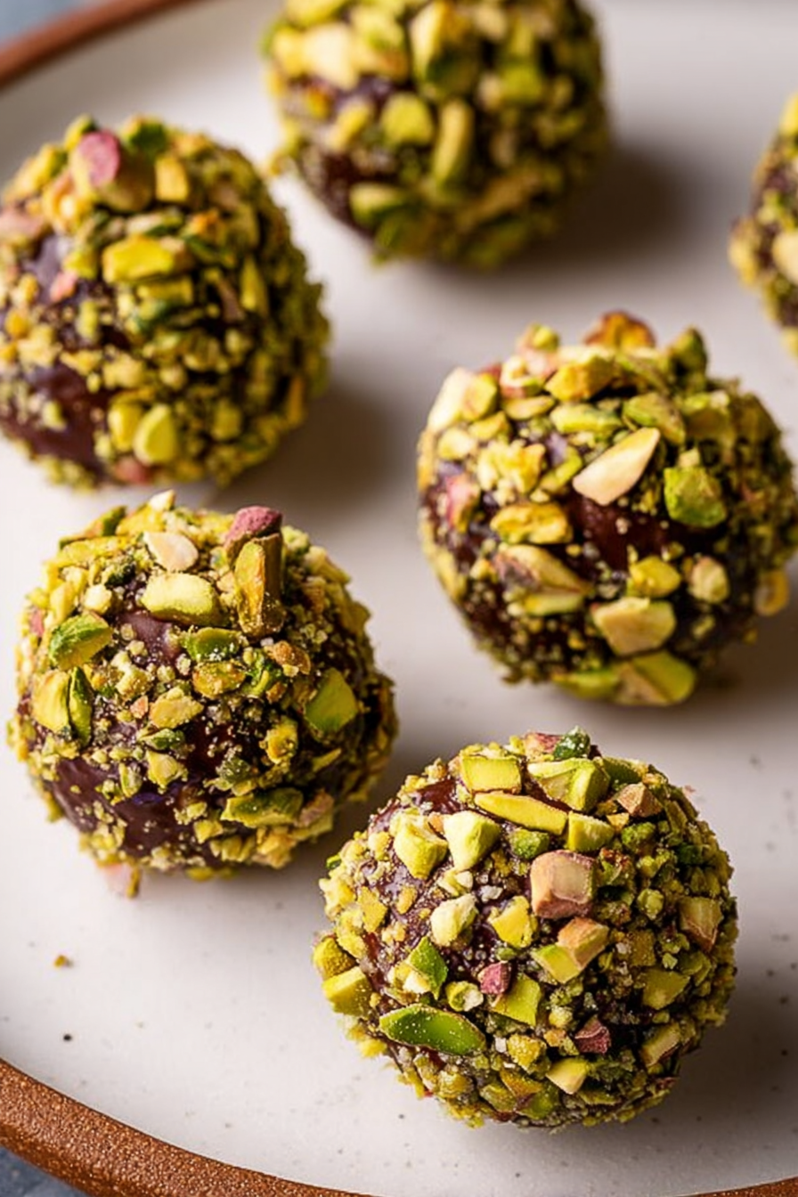 Pistachio Ganache Truffles Recipe image 2